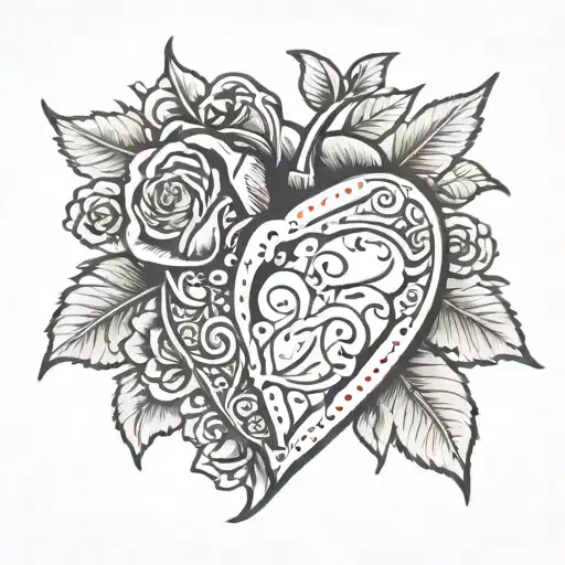 heartbreak tattoo design idea