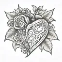 heartbreak tattoo design idea