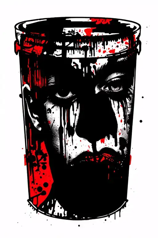 basquiat inspired graffiti tattoo design idea