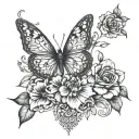 daughter name tattoo design idea