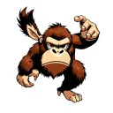 donkey kong tattoo design idea
