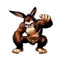 donkey kong tattoo design idea