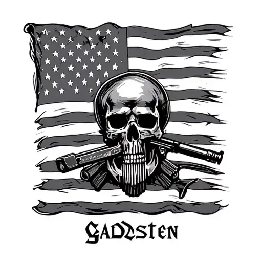 gadsten flag 2nd amendment tattoo design idea