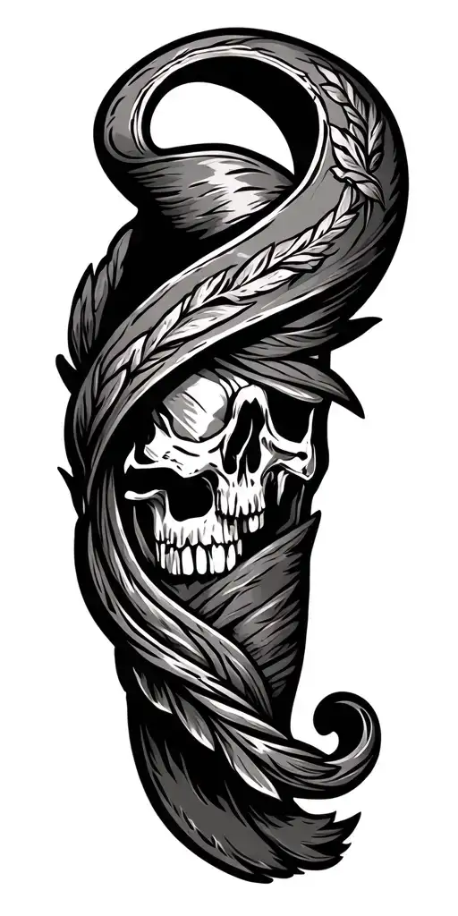 Western Leather Tooling design tattoo design idea
