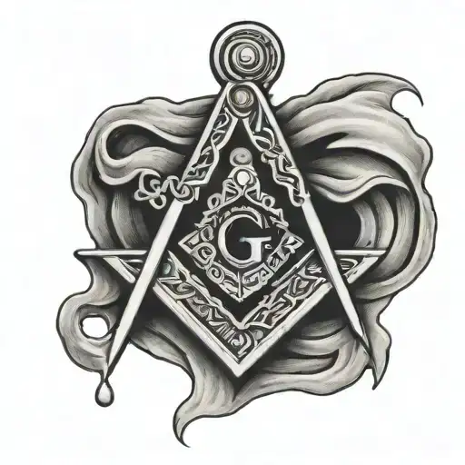 freemason usmc enlisted ega tattoo design idea