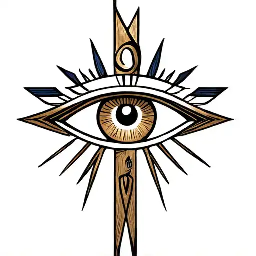 egyptian eye of horus tattoo design idea