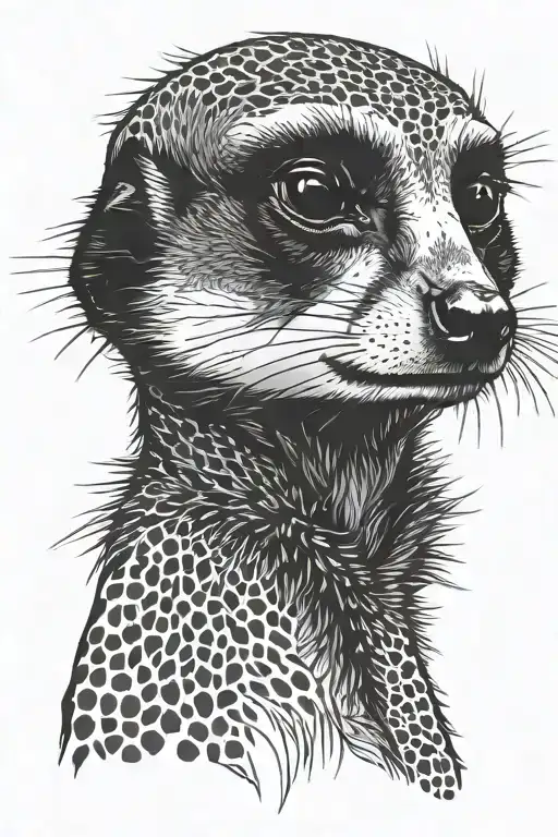 Meerkat tattoo design idea