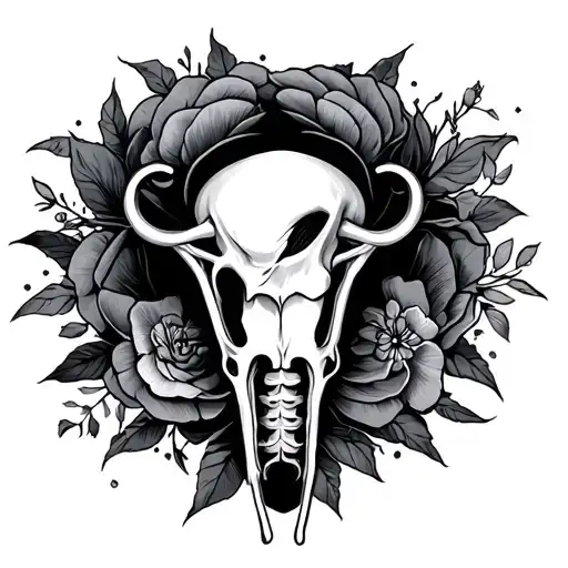 Pubic tattoo design idea