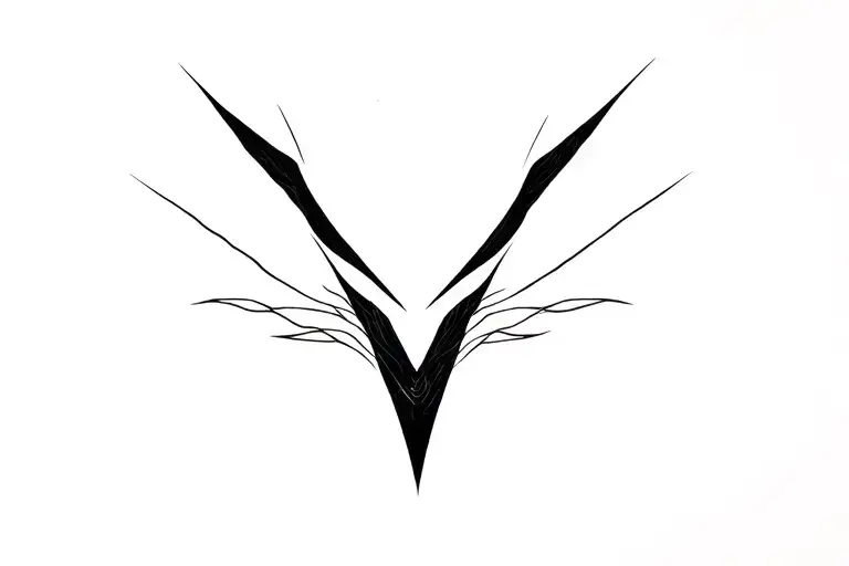 lower back. Theth of the sirens of the Odyssey. He must have a very argian form of V but very narrow minimalist element tattoo design idea
