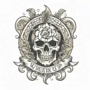 I will never give up tattoo design idea