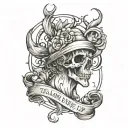 I will never give up tattoo design idea