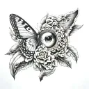 move in silence  tattoo design idea