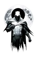 moon knight tattoo design idea