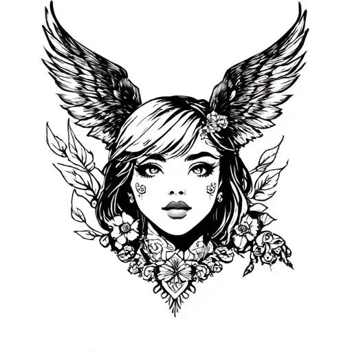 anime tattoo design idea