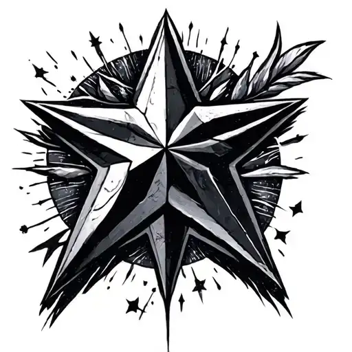 Southern Cross Star tattoo design idea