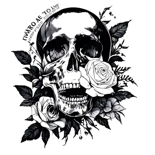 Live as to die tomorrow Learn as to live forever tattoo design idea
