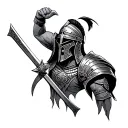 Gladiator tattoo design idea