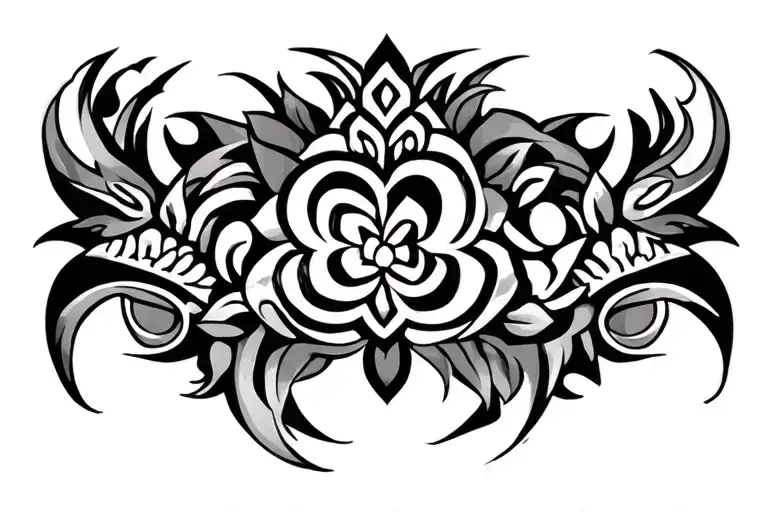 philippine tribal design incorporating tattoo design idea
