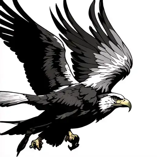 Isaiah 40 31 eagle and runner tattoo design idea