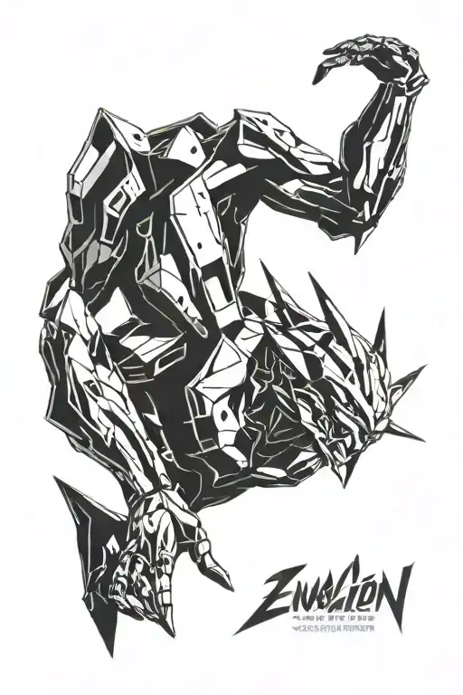 Evangelion tattoo design idea