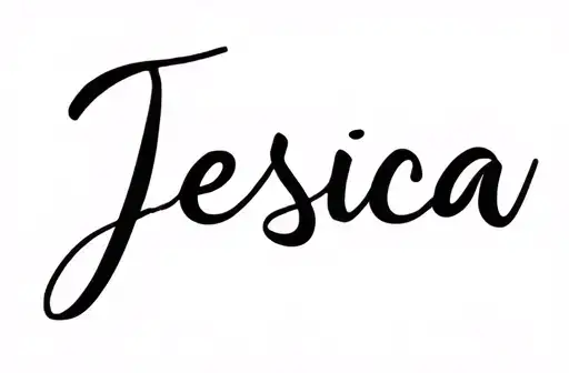 "Jessica" tattoo design idea