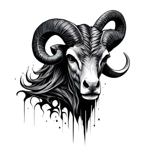 Aries Gearhead blended together tattoo design idea