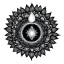 Chakra tattoo design idea