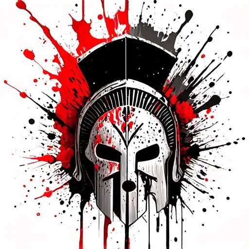 spartan tattoo design idea