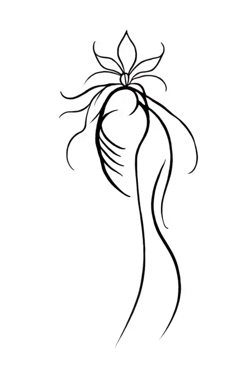 healing inner child tattoo design idea