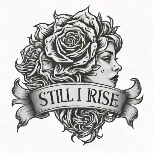 Still i rise tattoo design idea