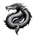 jormungandr tattoo design idea