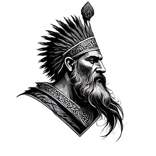 Skanderbeg tattoo design idea