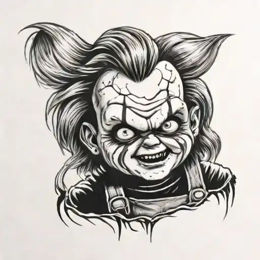 Chucky tattoo design idea