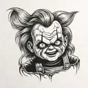 Chucky tattoo design idea