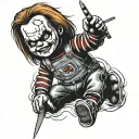 Chucky tattoo design idea