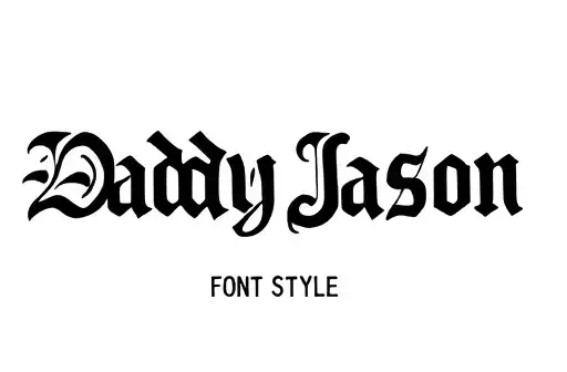 "Daddy Jason" tattoo design idea