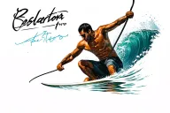 wakeboard tattoo design idea