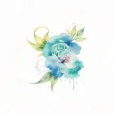 watercolor four different designs best friends tattoo medical addition 
 tattoo design idea