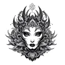 Auspicious tattoo design idea