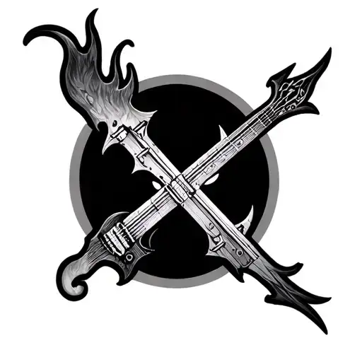 Metallica logo tattoo design idea