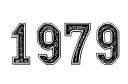 "1979" tattoo design idea