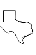 separate state outlines of Nebraska, Texas, and Georgia. touching but not integrated with eachother. tattoo design idea