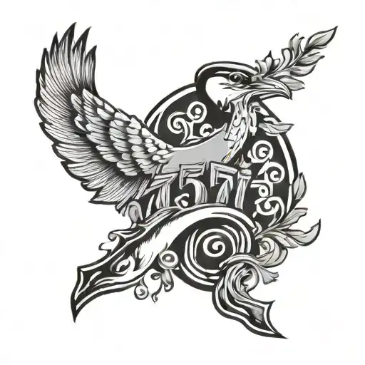 Eastern Shore of Virginia area code 757 tattoo design idea