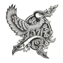 Eastern Shore of Virginia area code 757 tattoo design idea