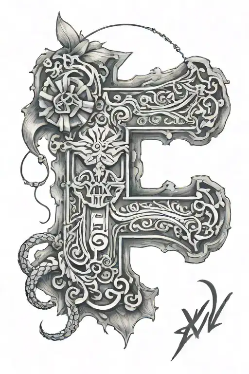 XXVI_XI_MMXXIV with the words stepr inside it tattoo design idea