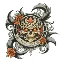 MMIV 2004 written tattoo design idea