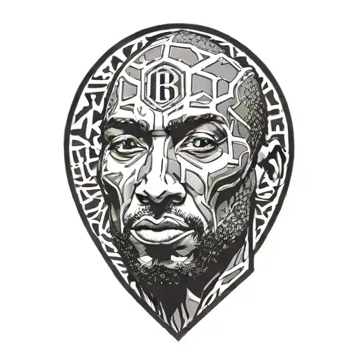 kobe bryant logo tattoo design idea