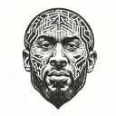 kobe bryant logo tattoo design idea