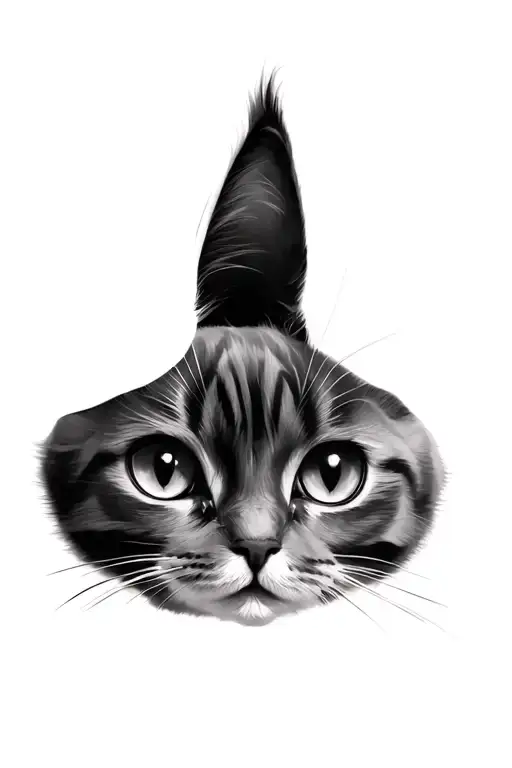 kitty face tattoo tattoo design idea