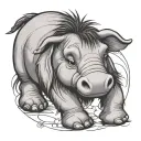 eeyore tattoo design idea